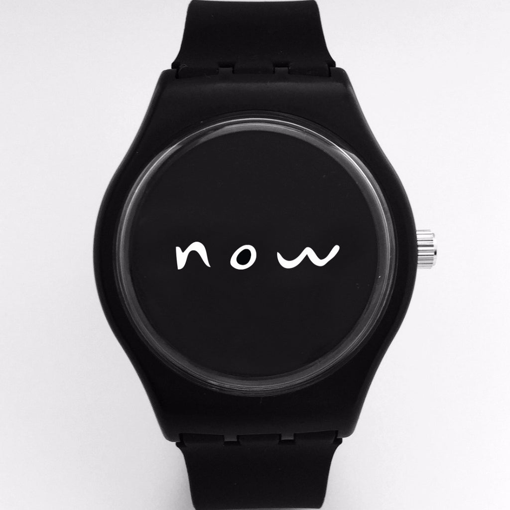 now watch black Steal Time Back Now Watches & Mindfulness Tools
