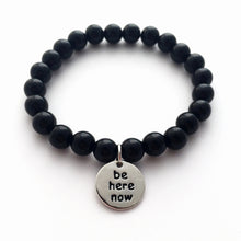 be here now bracelet - black