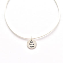 be here now necklace - white