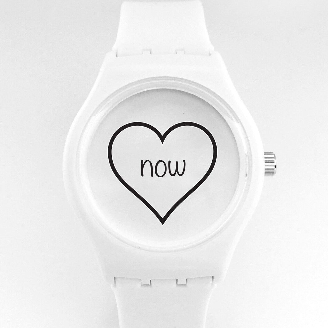 love now watch - white