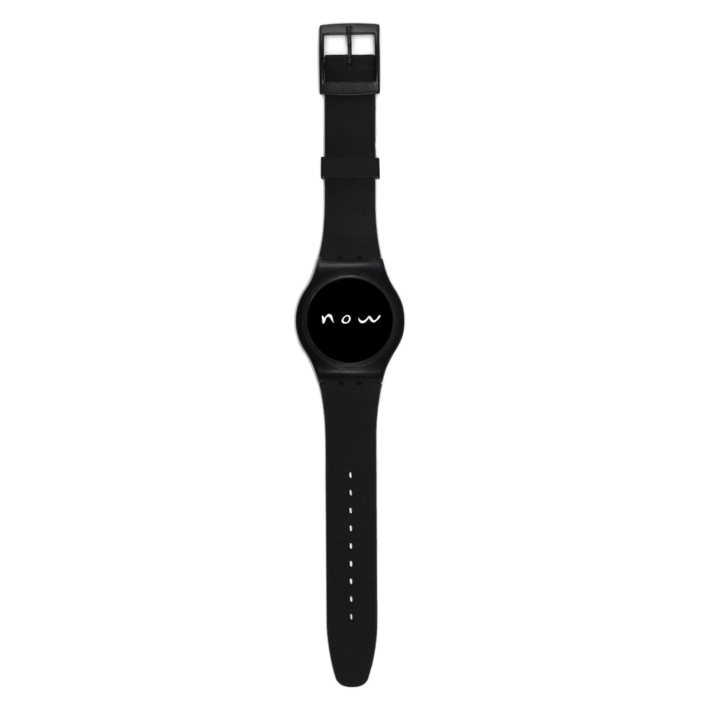 now watch - black – Steal Time Back | Now Watches & Mindfulness Tools