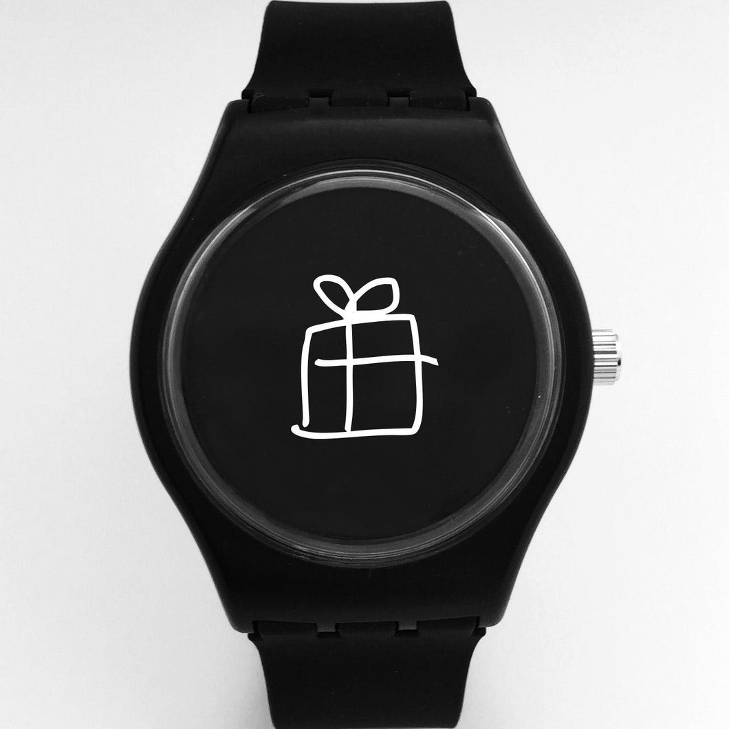 present watch-black