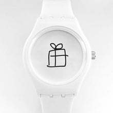 present watch-white